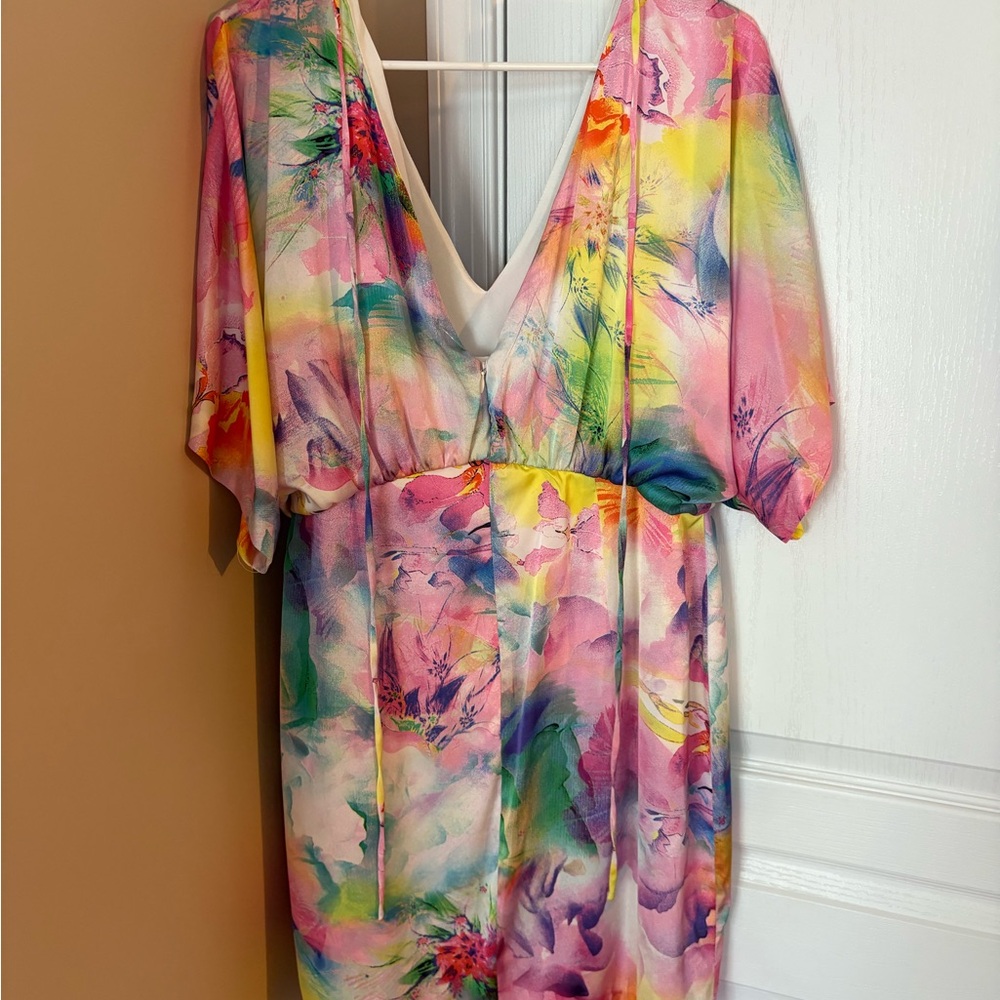 Aidan Mattox Multicolor Dress